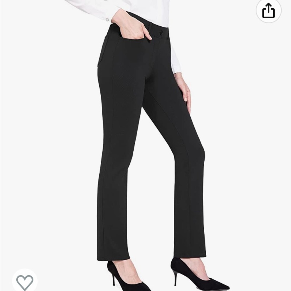 BALEAF Black Women's Bootcut Yoga Dress Pants XL
